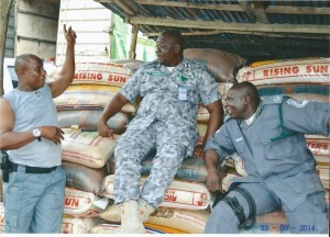 FOU Zone ‘A’ Customs Seizes 11, 264 Bags Of Rice
