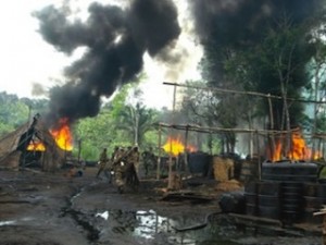 Five illegal refineries operators nabbed in Rivers