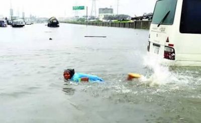 Lagos floods cause power outage in Lekki, VI, others