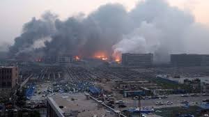 Explosion! Two Die In Chinese  Port Disaster