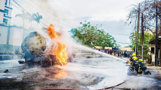 Tanker explodes, injures resident in Victoria Island