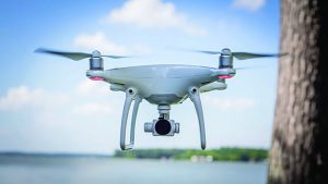 Deploying drones for maritime security