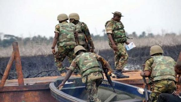 Military attacks militants, pirates, destroys illegal oil facilities in Niger Delta