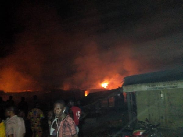 Lagos Pipeline Fire Guts 100 Shops, 50 Vehicles