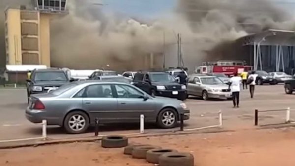 Passengers flee as fire razes section of Imo airport