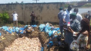 Western Marine Customs Destroys 3201 cartons of Poultry Products