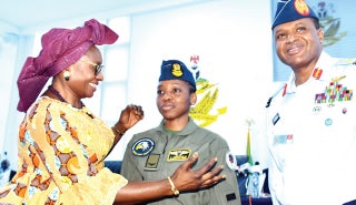 NAF wings first female fighter pilots