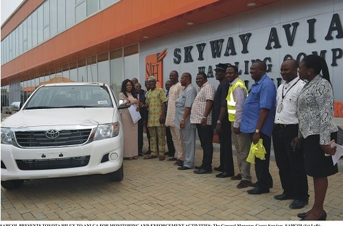 SAHCOL Presents Toyota Hilux To ANLCA