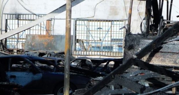 Fire Guts Customs Warehouse, Several Vehicles Destroyed