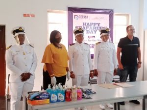 Ocean Deep Services Donate PPE, Food Items To Seafarers At Continental Shipyard