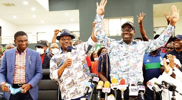 Obaseki leads victory parade, says ‘lions, tigers’ tamed, now in zoo