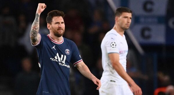 Messi off the mark for PSG in Champions League win over Man City