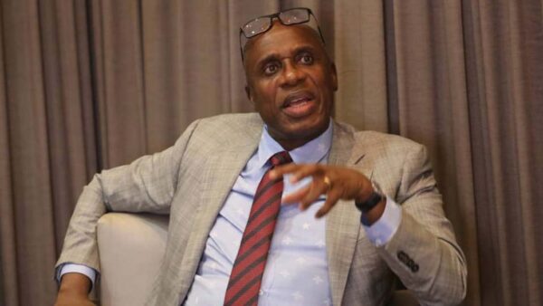 Minister of Transportation, Rotimi Amaechi, has revealed why he ran round the Port Harcourt stadium in Rivers State during his official declaration as a presidential aspirant for 2023 elections.