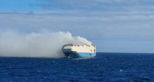 Cargo Ship With 4,000 Luxury Cars, Catches Fire