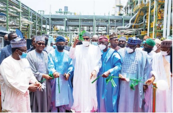 Dangote’s $2.5bn fertiliser plant’ll boost food production, export – Buhari