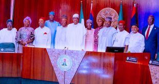Buhari Meets Amaechi,Malami, Other Outgoing Cabinet Ministers