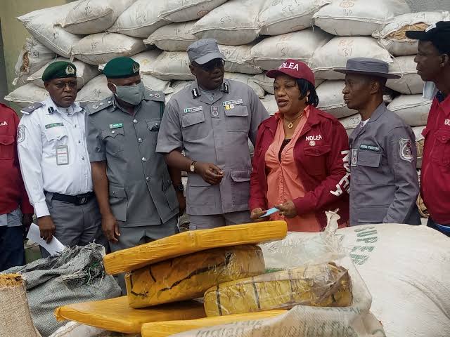 Customs FoU Zone B Hands Over Seized Drugs To NDLEA