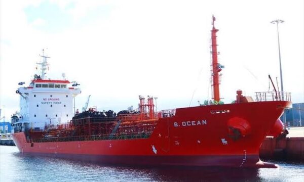 Korean Tanker, B Ocean HijackedIn Gulf Of Guinea