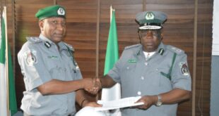 Compt. Salefu Assumes Duty As New CAC Western Marine Customs Command