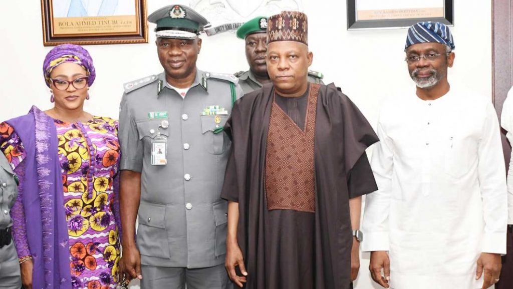 Shettima decorates new Customs boss, says appointment morale booster