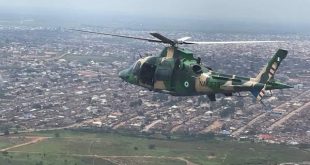 BREAKING: NAF Helicopter Crashes In Kaduna
