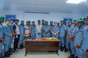 PTML Customs Hands Over Seized Arms To Weapon Control Centre
