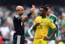 Three Red Cards In World Cup Opening Game As Mexico Beat S’Africa 2-0