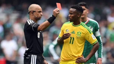 Three Red Cards In World Cup Opening Game As Mexico Beat S’Africa 2-0